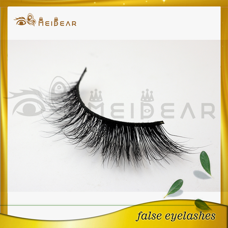 Distributor supply private package lovely 3d real mink lashes 